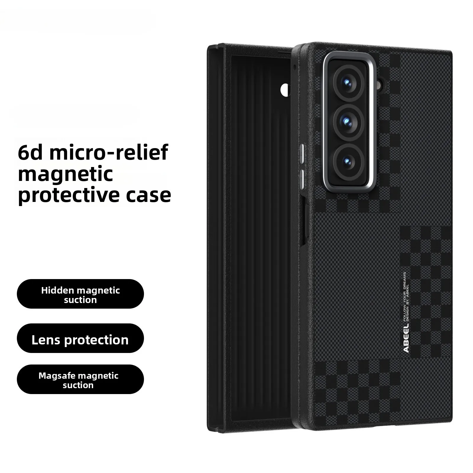 

All-inclusive Anti-drop Magnetic Charging Phone Case for Samsung Galaxy Z Fold Se Special Edition W25 Fold 7 6 5 Back Cover