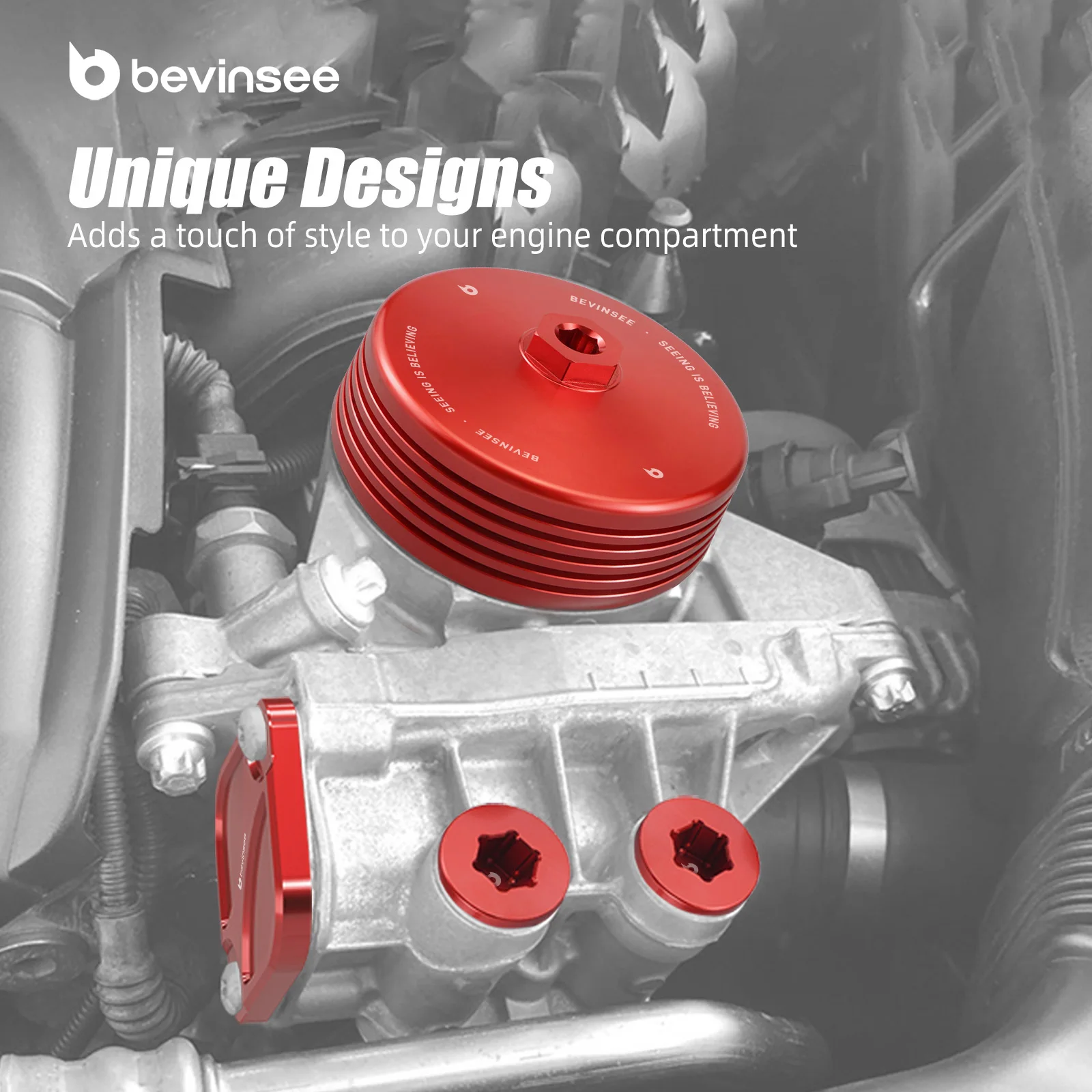 Oil Thermostat Housing Lid & Plugs + Oil Filter Housing Cap Kit for BMW N54 N55 E92 E90 F30 335i F36 435i F10 F11 535i F20 M135i view 6