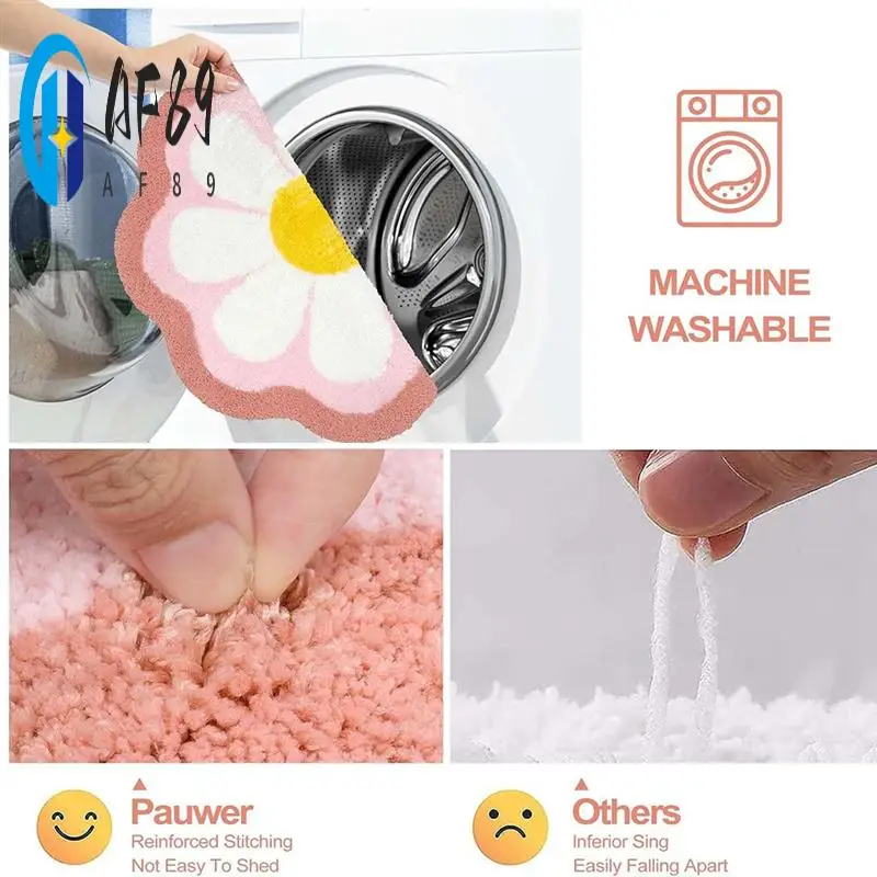 

AF89-Luxury Super Soft Bath Mats Absorbent Microfiber Bath Mats For Bathroom, For Floor Shower Tub, 2.6Ft