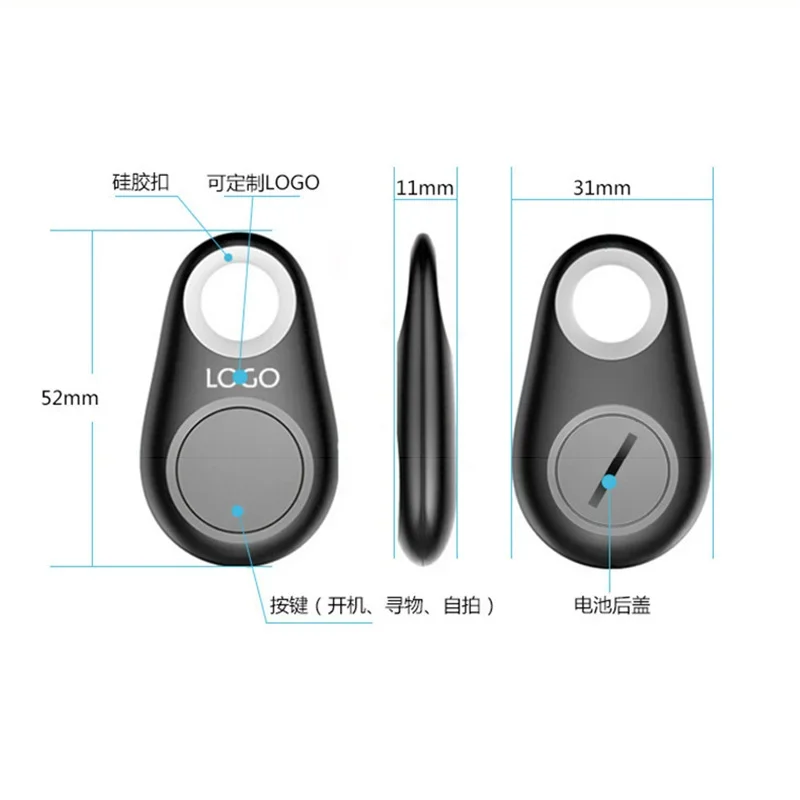 Smart Mini GPS Tracker Anti Lost Finder Tracker Alarm GPS Locator Wireless Positioning Wallet Pet Key Wireless 4.0