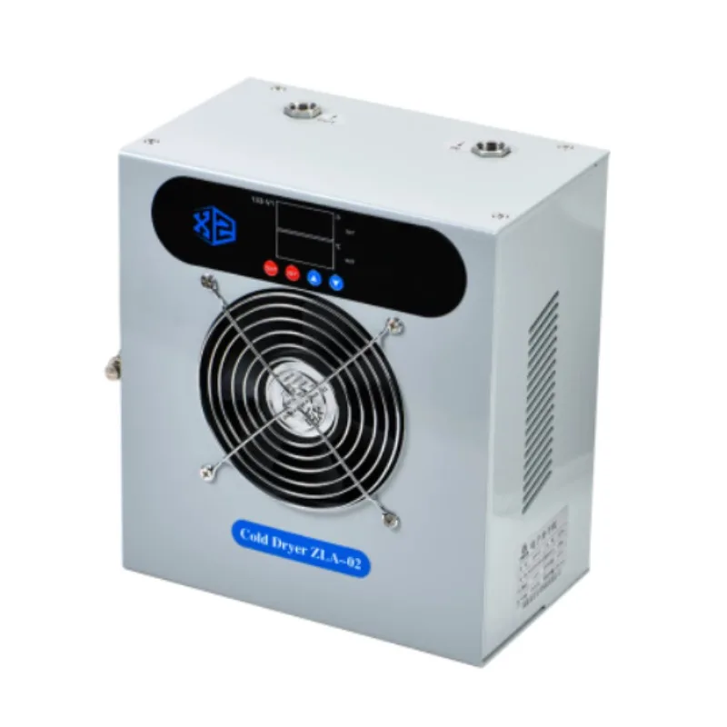 Small Refrigerated Air Dryer Compressor Cold Dryer Filter Compressed Air Treatment Equipment Auto Drain