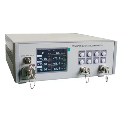 IL/RL Tester Patch Cord Fiber Optics Connector Fiber Optic Cable Benchtop Insertion Loss & Return Loss Test Station