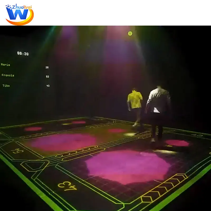 AR Digital Sport Contain 6 Games Wall and Floor Projection Interactive Ar Projection Interactive Projection Game Equipment