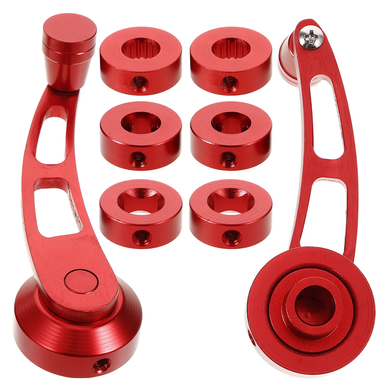 

1Set Car Window Crank Handle Lightweight Aluminum Alloy Comfortable Grip Universal Car Modification Replacement Window Crank