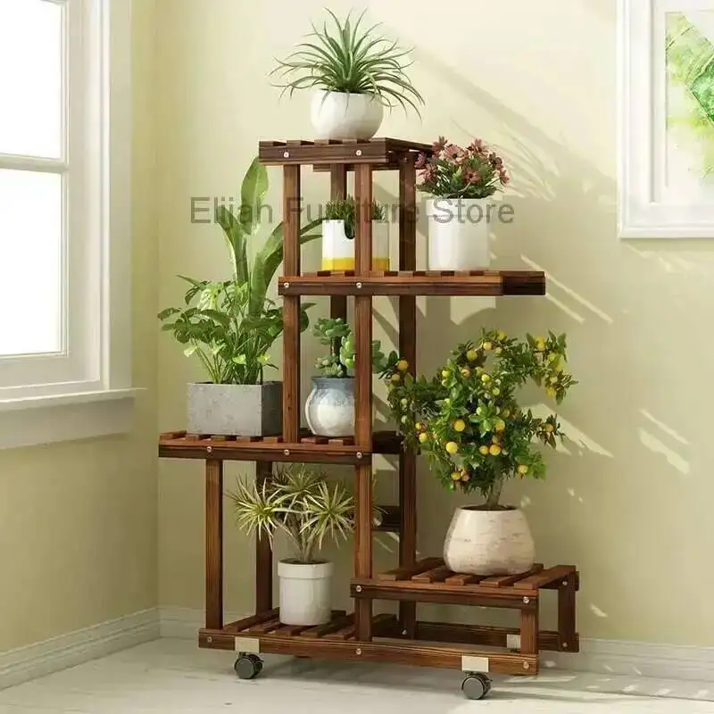 

Simple European Style Fashion Flower Rack Aesthetics Display Modern Plant Pot Stand Party Decoration Planten Rek Home Furniture