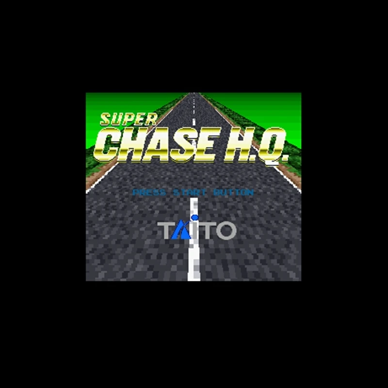 Super Chase H.Q. NTSC 16 Bit Big Gray Game Card For 46Pin USA Game Players