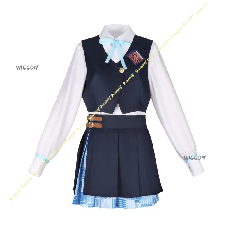 Anime Game Gakuen IDOLM@STER Misuzu Hataya Cosplay Costumes Girls Wig Suit Dress Uniform Party Women Stage Christmas Halloween - view 3