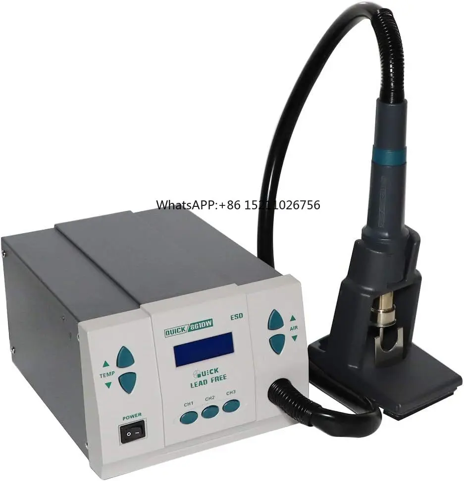 861DW  Max lead-free Soldering Station Hot Air Gun Rework For Motherboard Phone PCB 110V 220V Welding Desoldering Repair Tools