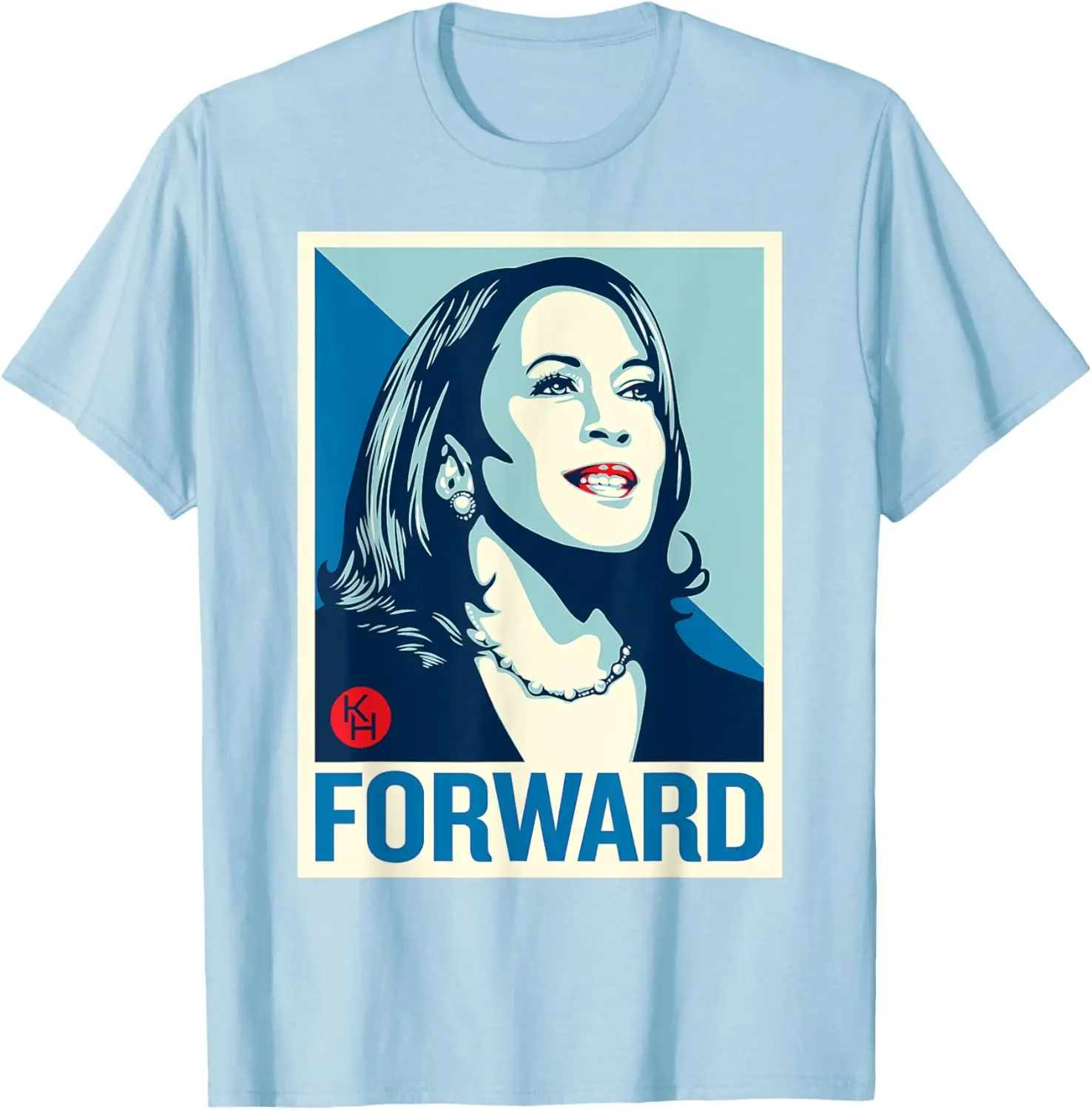 Kamala Harris Forward T-Shirt Tee Shirt Femme Camisetas T Shirts for Women  Harajuku Luxus Marken Playeras De mujeres 82614