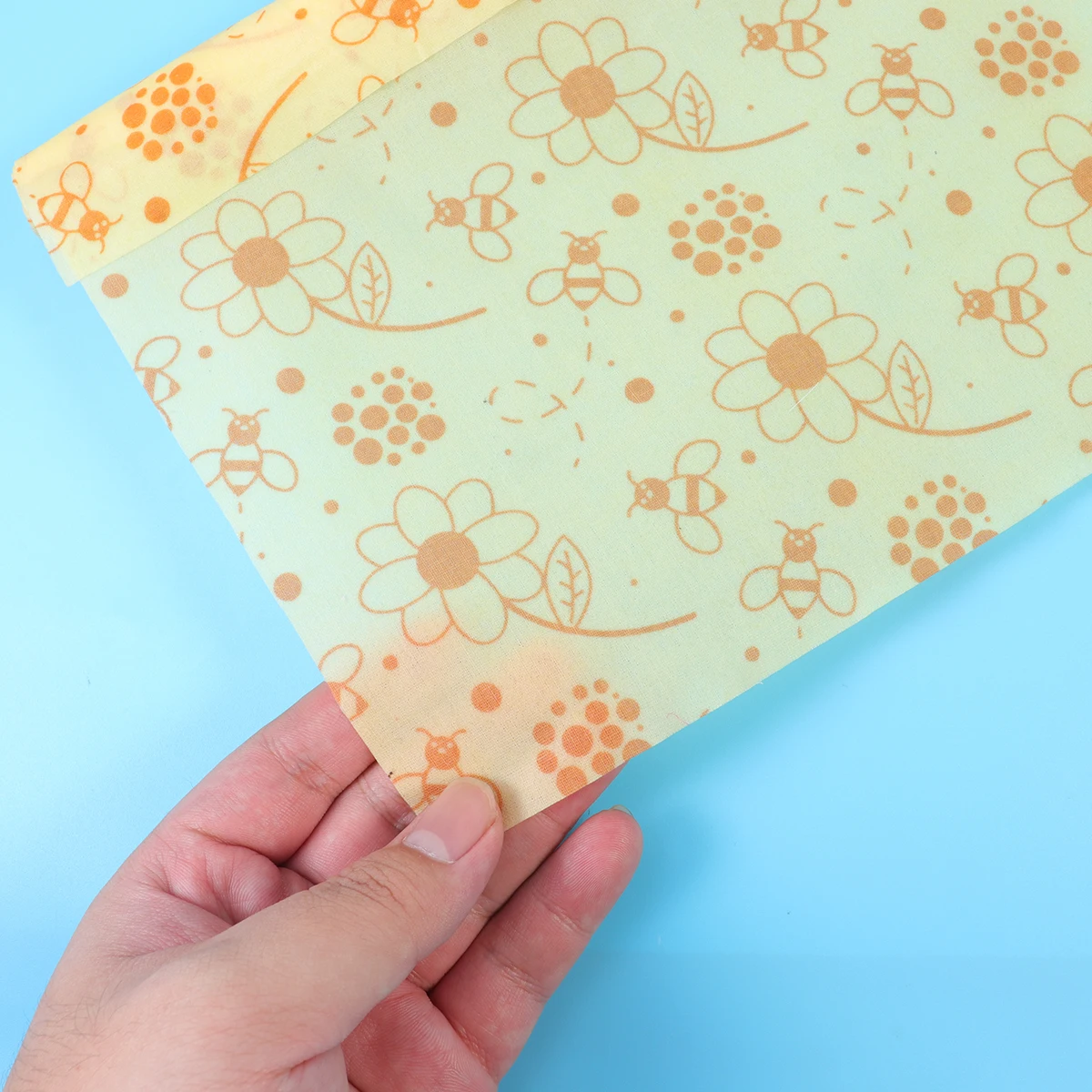 

1 Roll Beewax Food Wraps Organic Cotton Reusable Food Preservation Cloth for Home Kitchen Eco-Friendly Sustainable Packaging