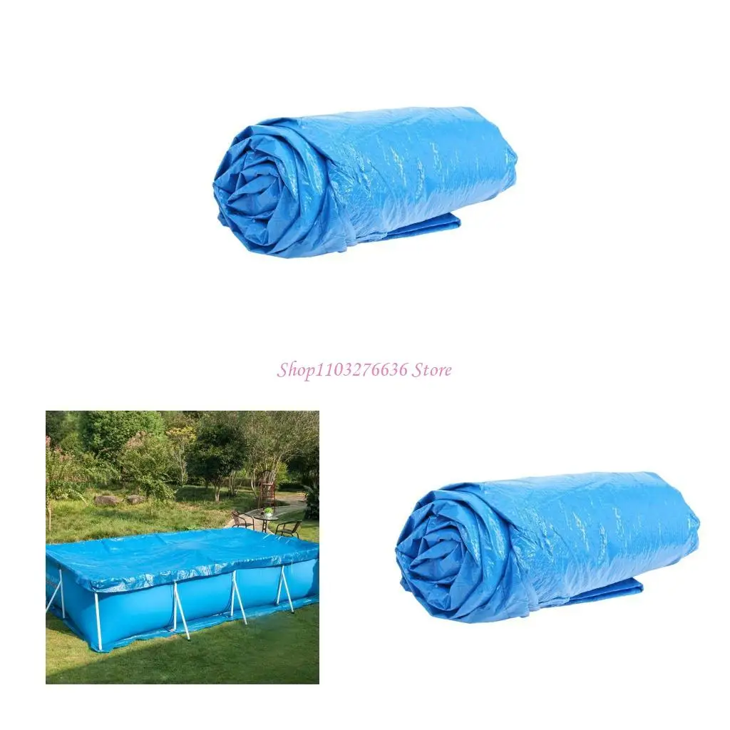 

R6FD Rectangular Swimming Pool Protector Heavy Duty Tarp for Kids Safety Guard