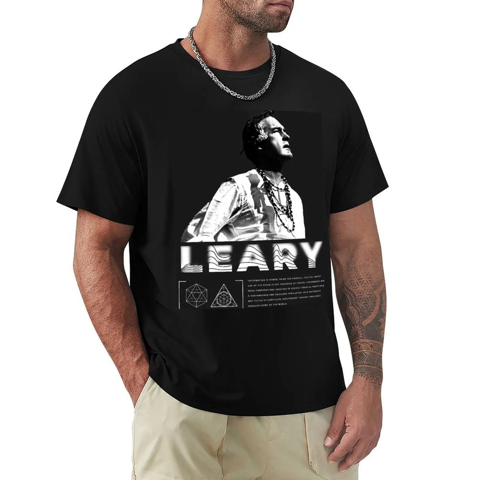 Timothy Leary Vintage Style T-Shirt Street Art Print Tee Shirt