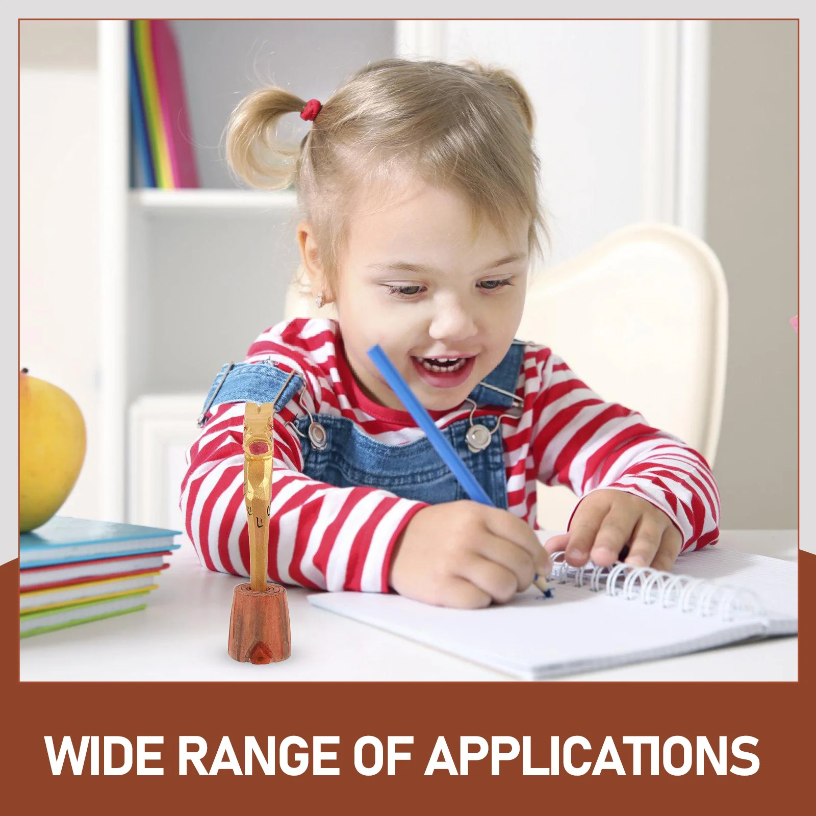 قلم حيوانات خشبي مصنوع يدويًا منحوت للأطفال أقلام جل مستلزمات مكتبية مدرسية أدوات مكتبية إبداعية هدية حقيبة حفلات الحشو #6