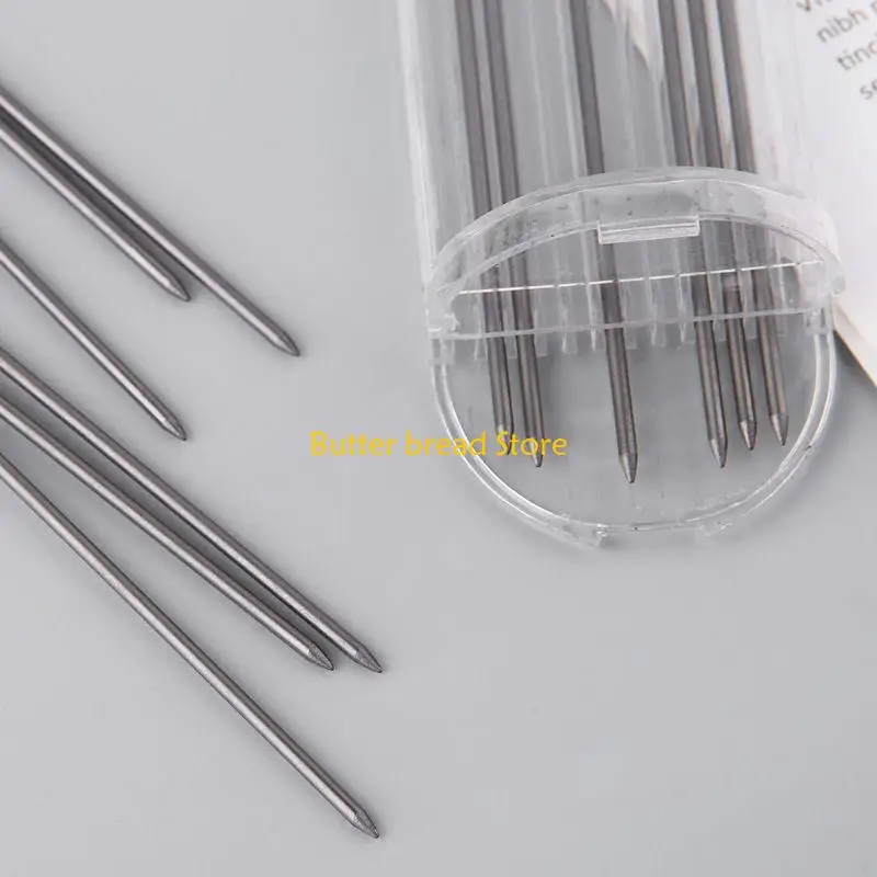 W89C 12pcs 2.0 mm bút chì cơ màu đen 2B Dẫn đầu dự thảo Vẽ Viết Craft