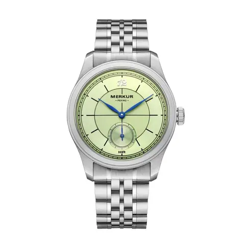 새로운 MERKUR 크로스 라인 섹터 다이얼 남성용 그린 레트로 캐주얼 시계 비즈니스 시리즈 수동 코드 시계 Relogio Metal 새로운 MERKUR 크로스 라인 섹터 다이얼 남성용 그린 레트로 캐주얼 시계 비즈니스 시리즈 수동 코드 시계 Relogio Metal
