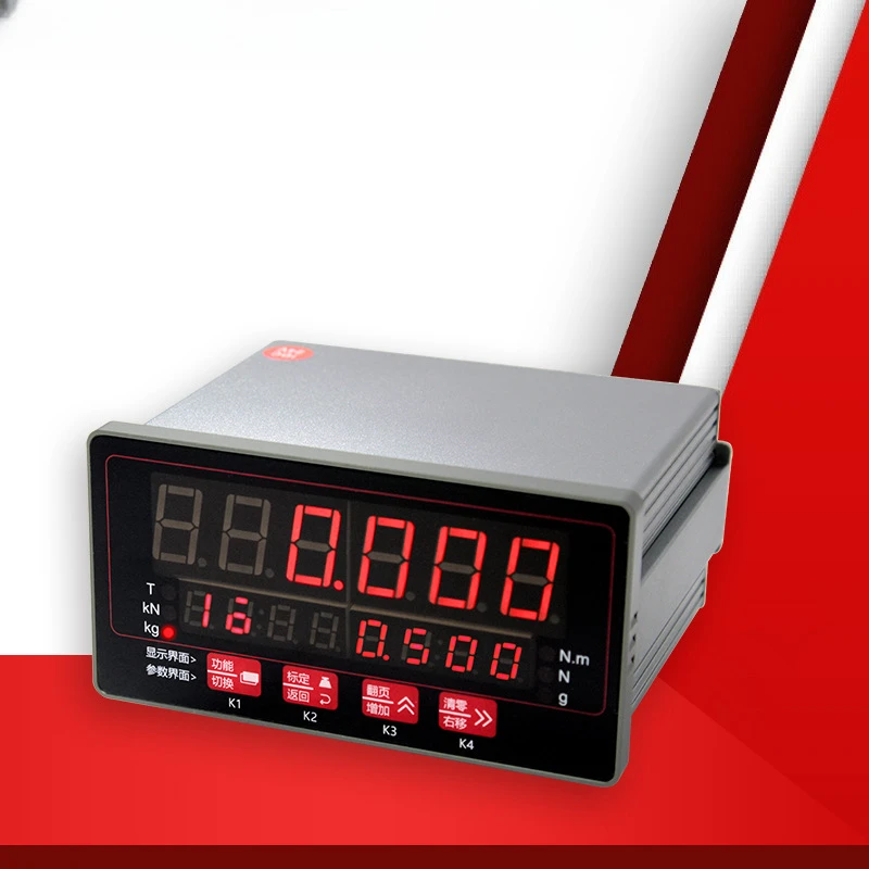 Digital Weighing Force Transmitter Controller Four Channel Relay Output Instrument For Load Cell Signal Industrial Weight