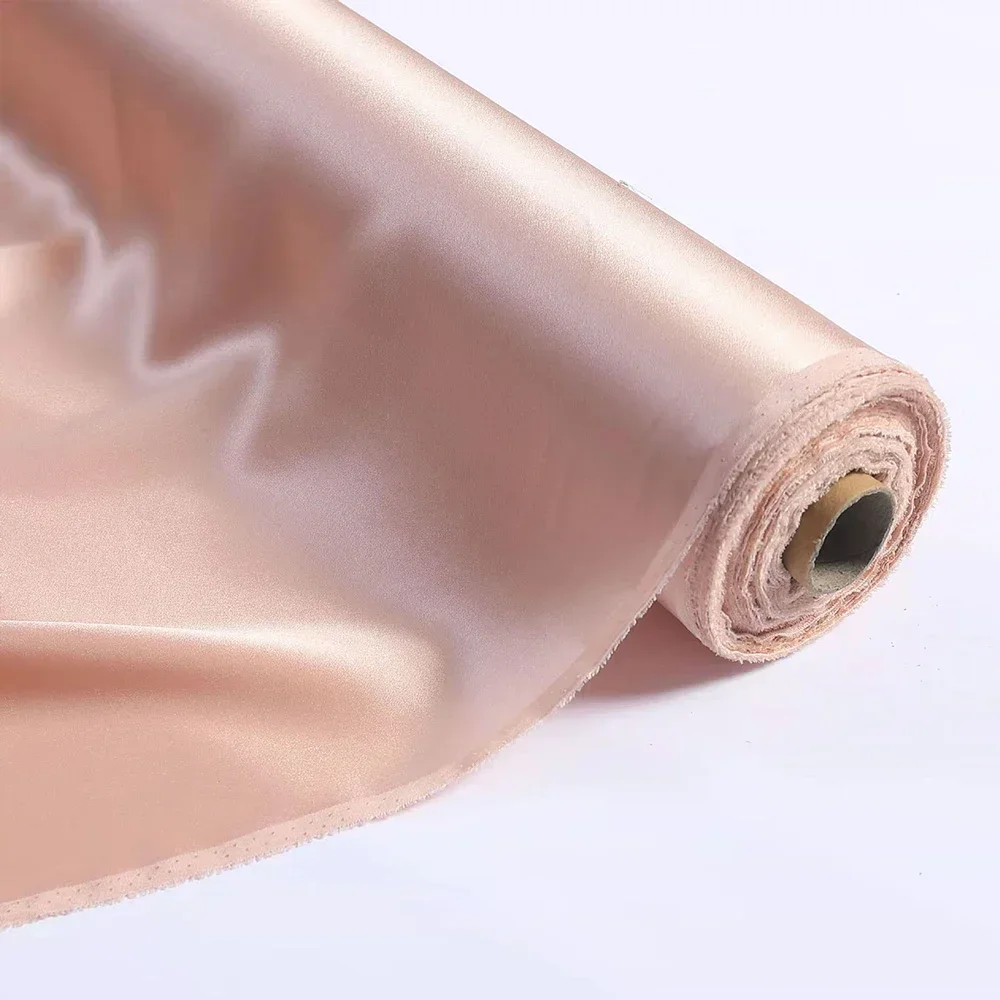 100% Pure Silk Fabric 140CM Width 22 Momme Natural Mulberry Silk Fabric High-quality Plain Crepe Satin