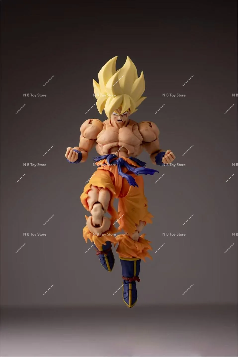 In Stock Dragon Ball SHF Air Studio Goku Super Saiyan Head Sculpt Accessory Solid Color Version Normal Solid Color Version Gifts - view 5