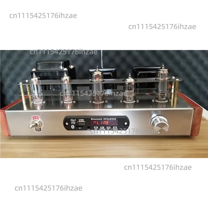6N2 pushes 6P1 tube amplifier DIY kit, dual 6Z4 tube rectifier, transparent and beautiful silver, high sound resolution