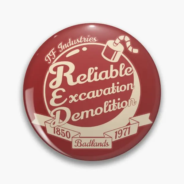 Red Business Team Fortress 2  Soft Button Pin Cartoon Jewelry Lapel Pin Gift Brooch Hat Clothes Collar Fashion Creative Badge