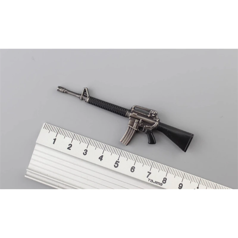 2025 New 1:12 Scale About Diecast Model Gun M16A4/V61 Toys For 6 Inch Action Figure Accessory Male Body Collection Toy
