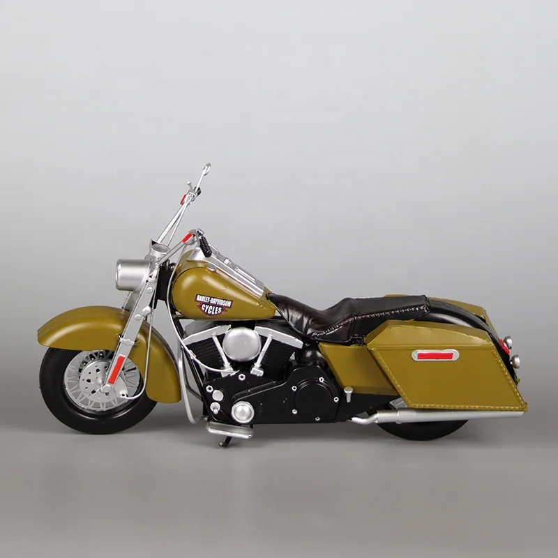 

Simulated for Motorcycle Model Wrought Iron American Motorcycle Bar Living Room Window Decoration Ornaments