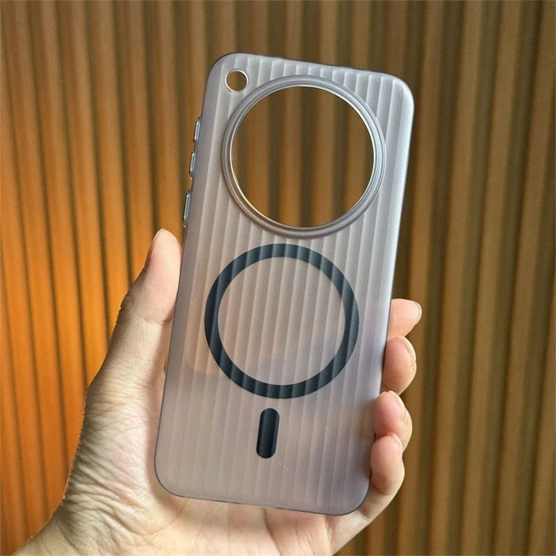 OPPO Find X8 Pro X7 Ultra X6 Pro MagSafe 투명 수하물 스트라이프 휴대폰 커버, OPPO Reno 13 Pro 하드 충격 방지 범퍼