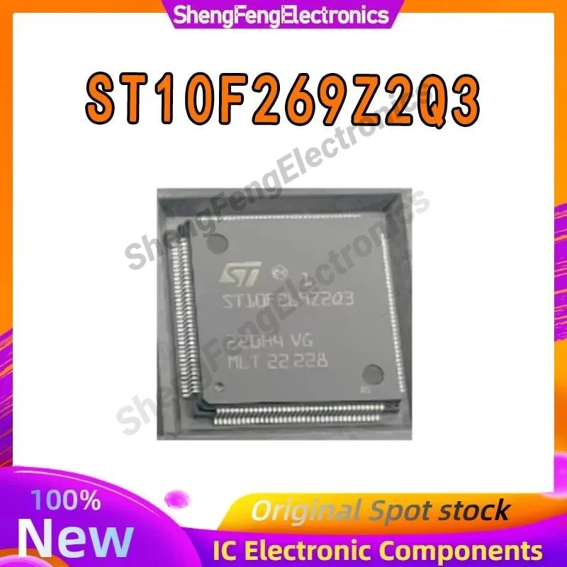 

Новый оригинальный встроенный микроконтроллер ST10F269Z2Q3 ST10F269Z2Q6 ST10F269 QFP-144, новый и оригинальный.
