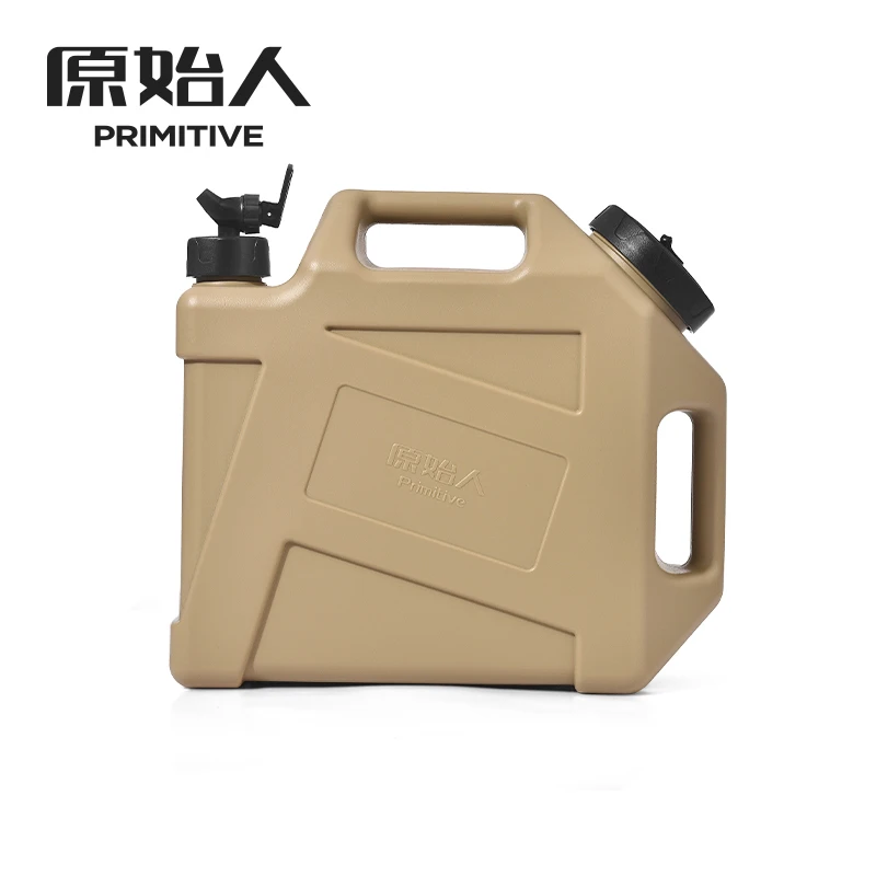 

PRIMITIVE Outdoor Bucket Camping PE Food Grade 12L Water Jug Capacity Multi-function Emergency Water Storage Tank With Faucet