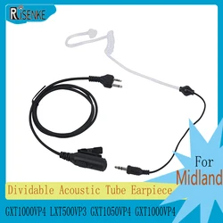 RISENKE-auscultador divisível para 3,5 auriculares de áudio, Walkie Talkie, para Midland,GXT1000,LXT600,LXT500VP3,GXT1050VP4,GXT1000VP4,T71VP3