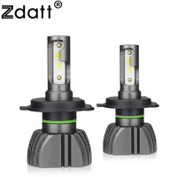 Zdatt Fanless Led Headlight Lamp Bulb for Cars H4 Turbo Canbus 12v 24v 6000K 80W High Power Lamp HB3 HB4 9012 H1 H4 H7 H11 H13