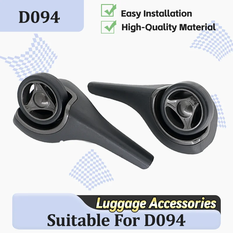 

For D094 Luggage Replacement Wheels Universal 360-Degree Swivel Wheels Durable and Quiet Rolling Wheels Designed Specifically