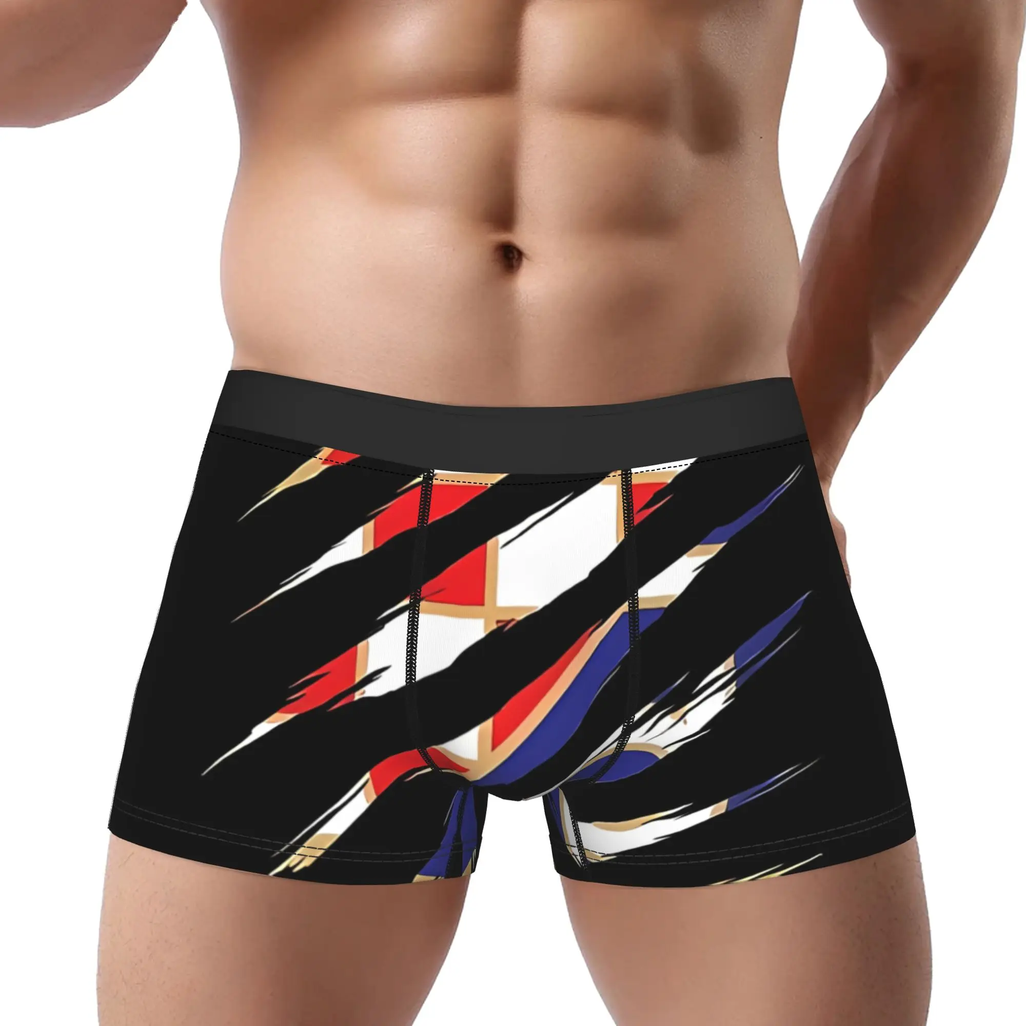 

Трусы-боксеры Zagreb Hrvatska Football Croatia D-inamo, дышащие трусики, мужское нижнее белье, шорты с принтом, трусы-боксеры