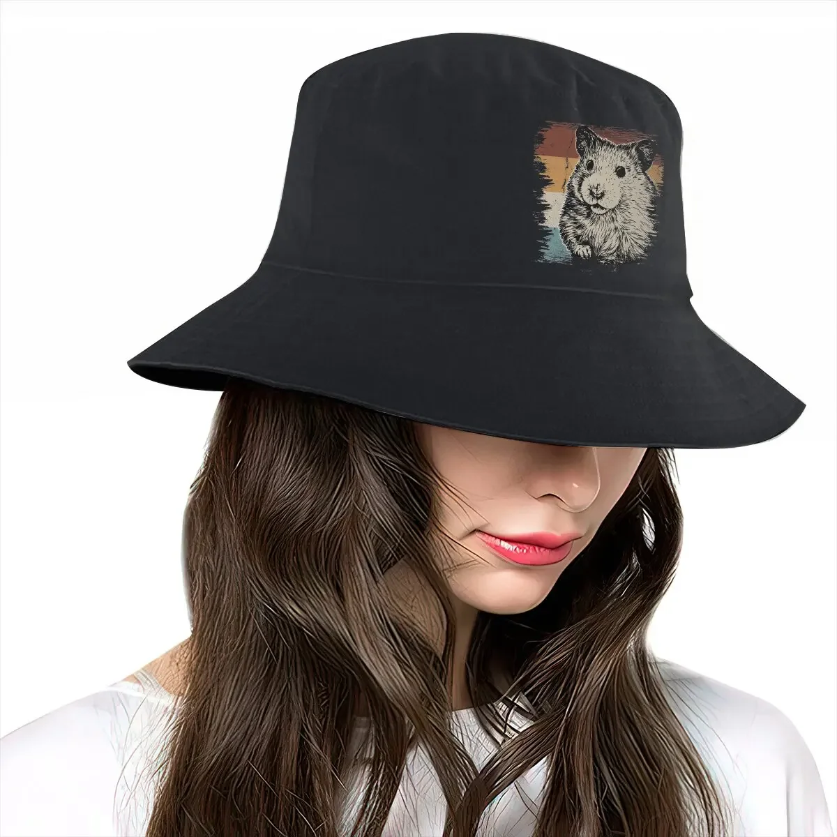 Bucket Hat Hamster Cage Men's Women's Fisherman Cap Hip Hop Beach Sun Fishing Hats