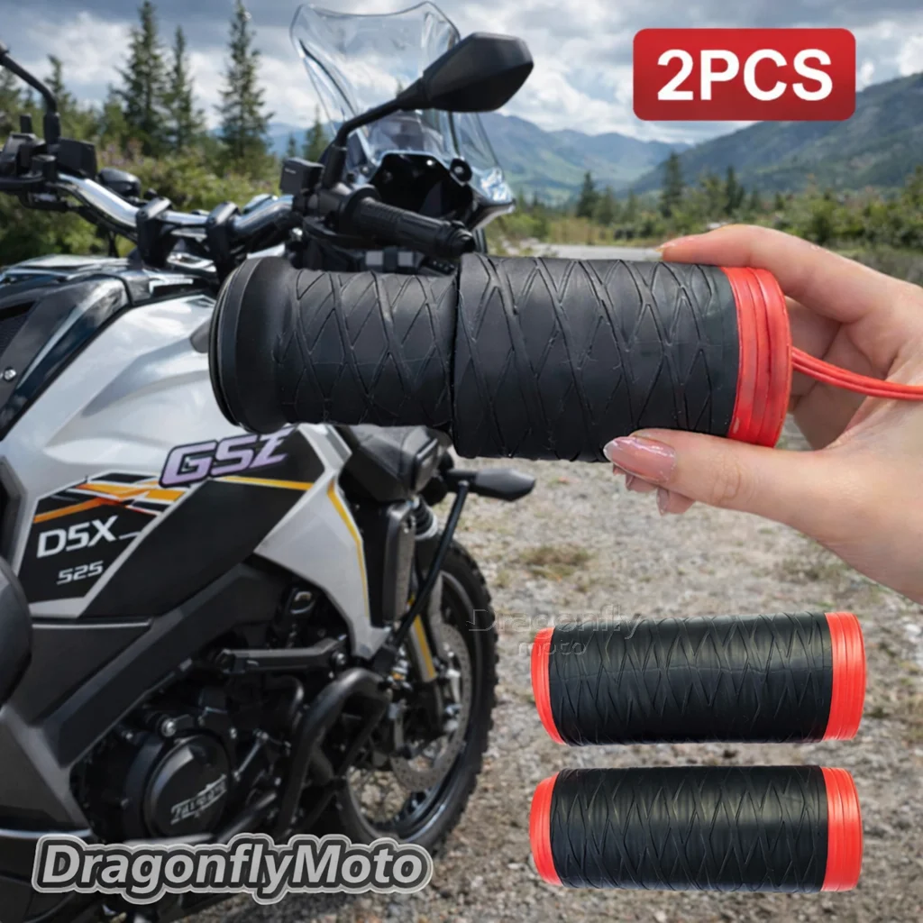 

Motorcycle Silicone Handlebar Cover For VOGE 525 DSX DSX525 DS 525X Self Shrinking Non-Slip Motorcycles Grip Covers Sleeve