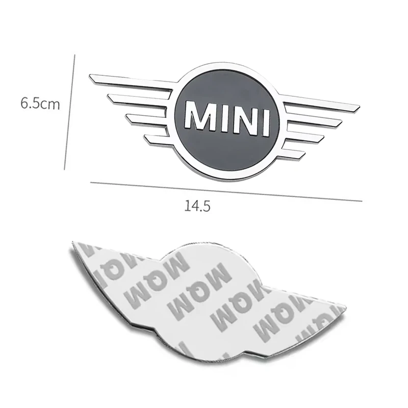 ABS Mini Auto Voorbumperembleem Achtersticker Logo Voor Mini Cooper JCW Works R56 R50 F54 F55 F56 F57 F60 R52 R53 R55 R57 R58 R59