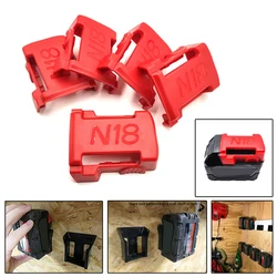 Battery Holder for Milwaukee 18V M 18 Battery 48-11-1850 Dock Holder Mount Dock Cover battery suspension place