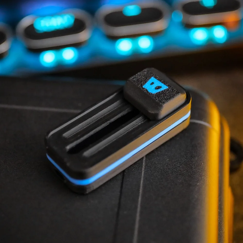 GOFIT EDC Mechanical Push-Twist 3D Printed Direct Push Finger Fidget Toy for Stress Relief