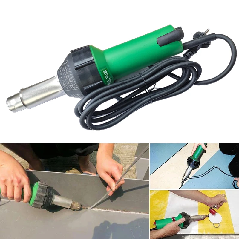 220V 1600W pistola per saldatura in plastica integrata regolazione della temperatura torcia per saldatura in plastica pistola termica per torcia ad