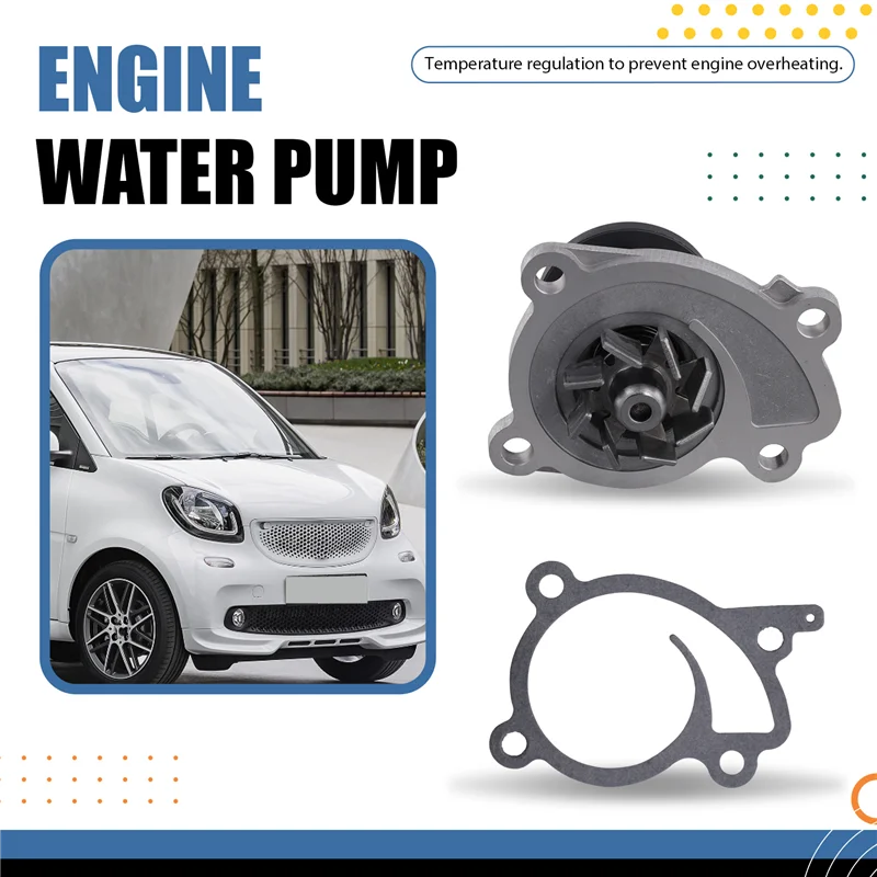

A20K-2002000001 Автомобильный водяной насос для Smart Fortwo Forfour Nissan Juke Qashqai Micar Renault Megane 2010-2019 A2002000001