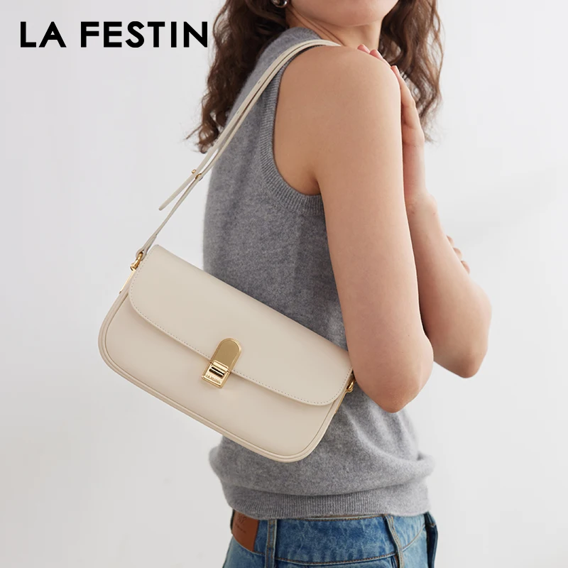 LA FESTIN Women\'s bag 2024 New Shoulder Bags Large Capacity Bags Leather Bag Crossbody Bags Fashion Casual Bags Handbag Purse 