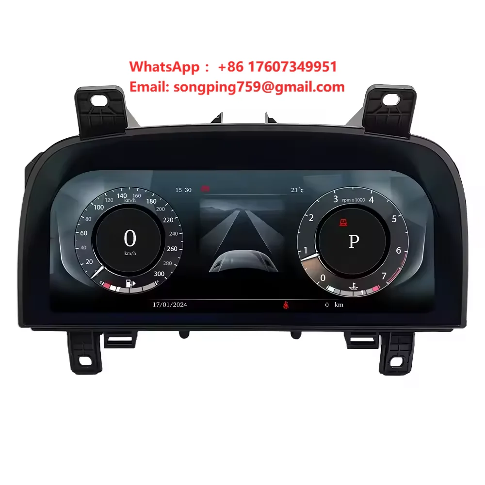 YLC Digital Cluster LCD Dashboard for Range Rover Sport 2010-2013 GPS Navigation Odometer Speedometer Retrofit Accessories
