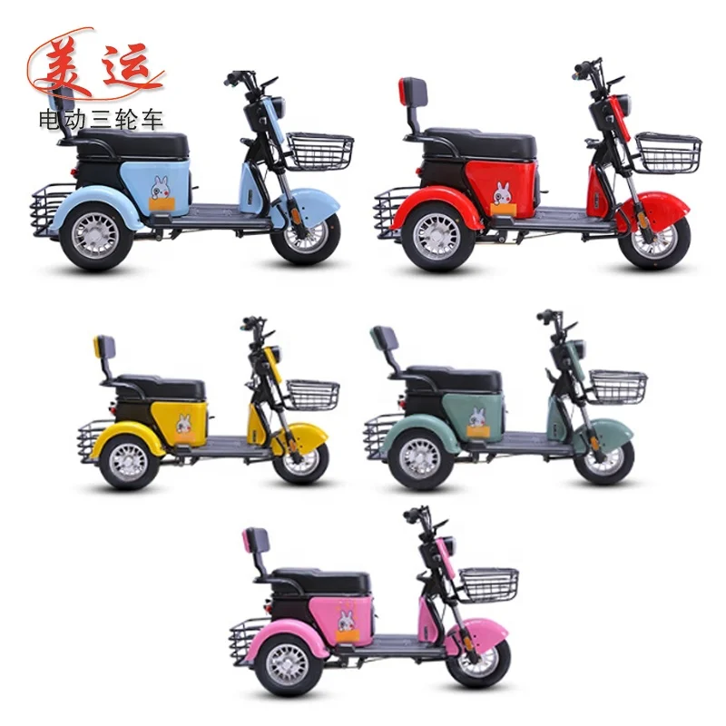 

Chinese Manufacturer Big Power 3 Wheel High Quality Wholesale 2 Seat Adults Passenger Tricycle Electric