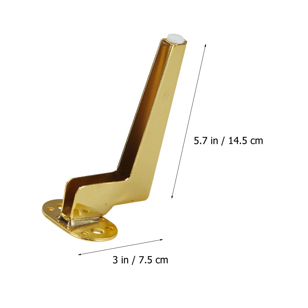 

Furniture Legs Metal Support Feet Heavy Duty Replacement for Chairs Tables Sofas Golden Steel Adjustable Non Slip Wear Resistant