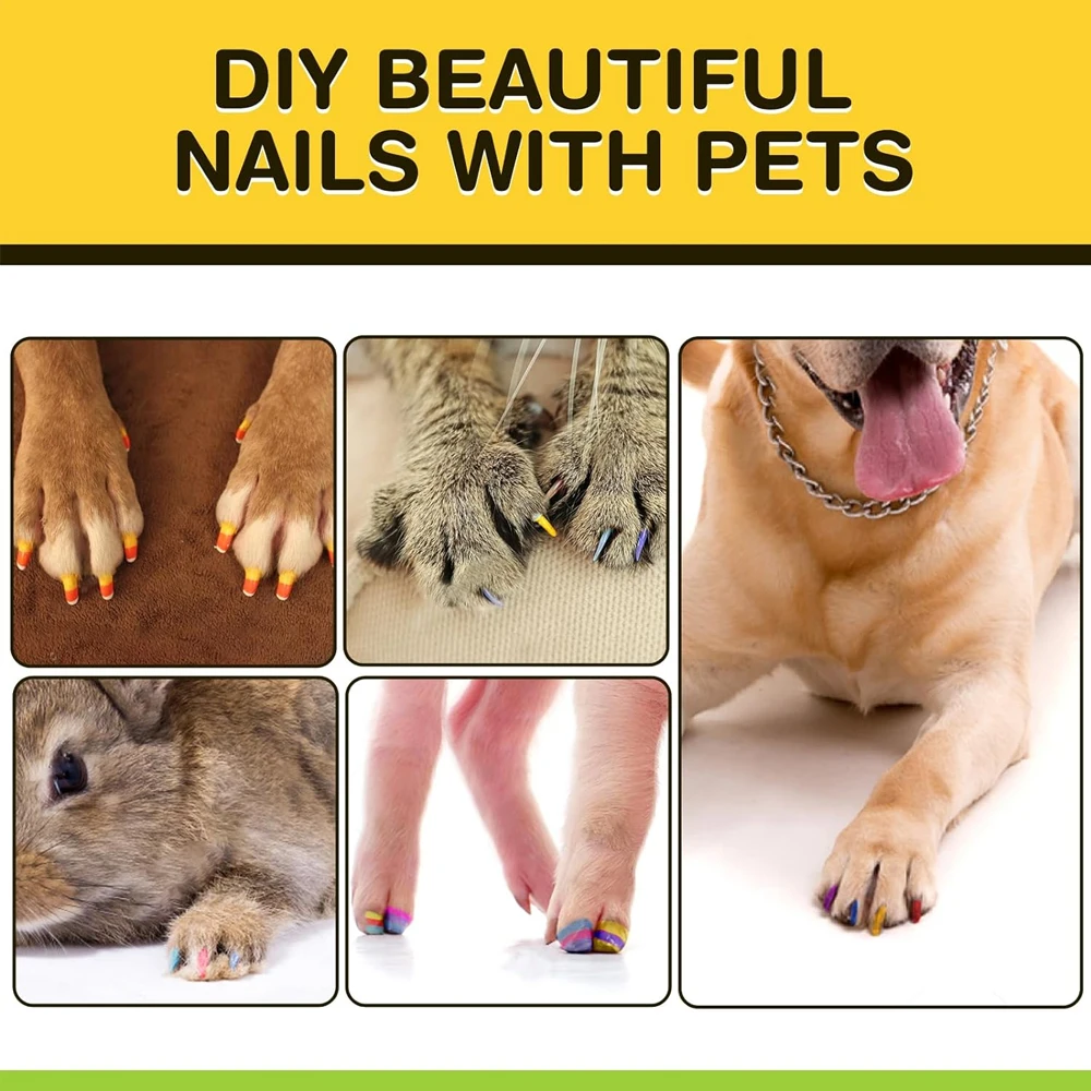 Dog Nail Polish Pen, 12 Colors Pet Nail Polish to Create Beautiful Nails with Girl Pets Dog Grooming, Quick Dry & Easy to Use