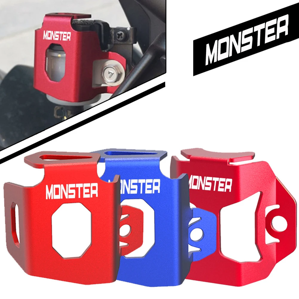 FOR Ducati Monster 696 821 Rear Oil Cup Cap Cover Guard Motorcycle Brake Pump Fluid Reservoir Protection MONSTER 937 793 Parts