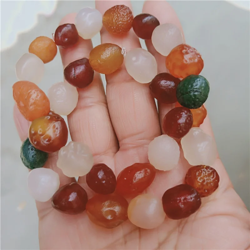 Jewelry StoneAlashan Raisin Gourd Agate Gobi Natural Gemstone Bracelet