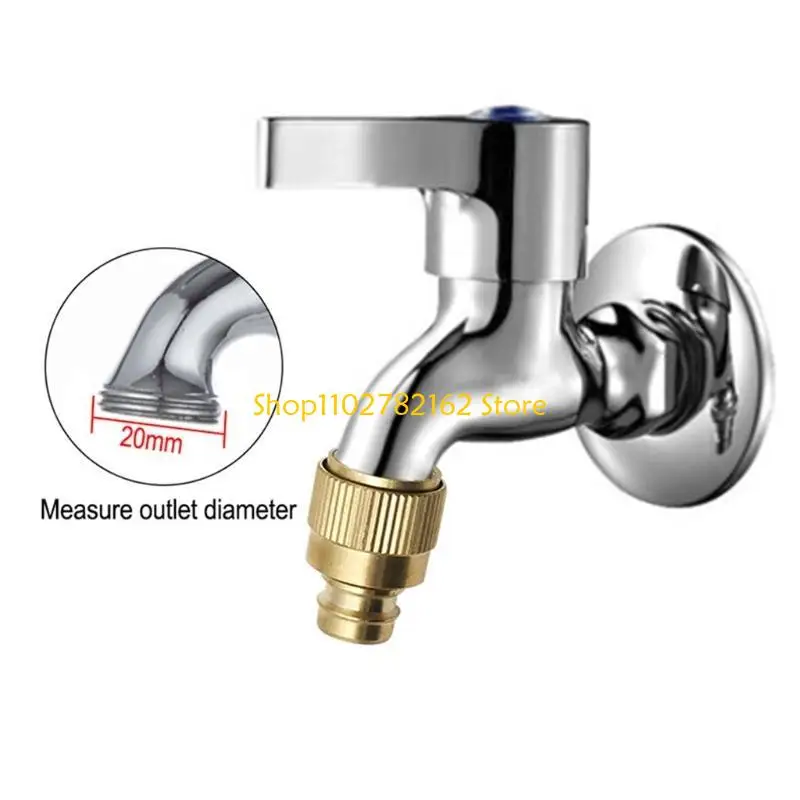

547B 3/4" Pressure Washer Connector Durable Copper Nozzle for Washing Machine