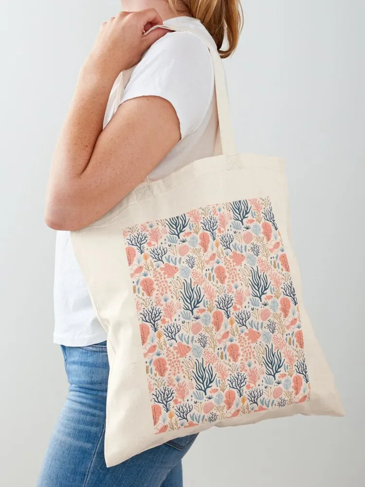

Simple Reef Pattern Tote Bag hand bags sacs de shopping Shopper bag Women's handbag