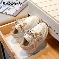 Kids Sneakers 2023 Autumn Boys Sport Running Chunky Trainers Girls Fashion Brand Casual Breathable Star Shoes Toddler Soft Sole